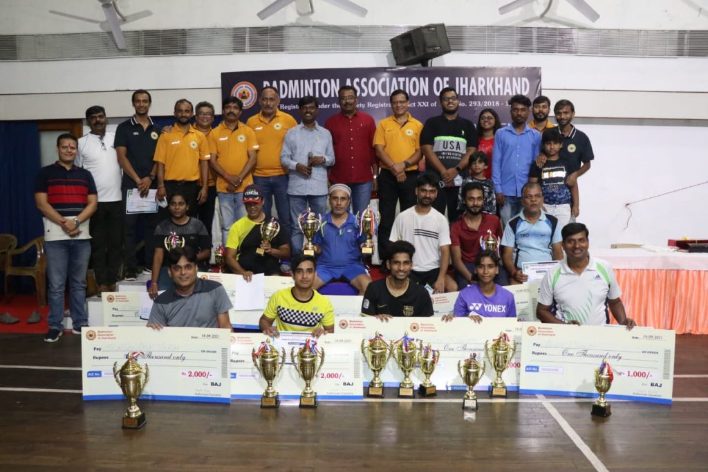 जमशेदपुर ओपन बैडमिंटन टूर्नामेंट 2021 का समापन, नज़दीकी रोमांचक मुकाबलों से तय हुए विजेता