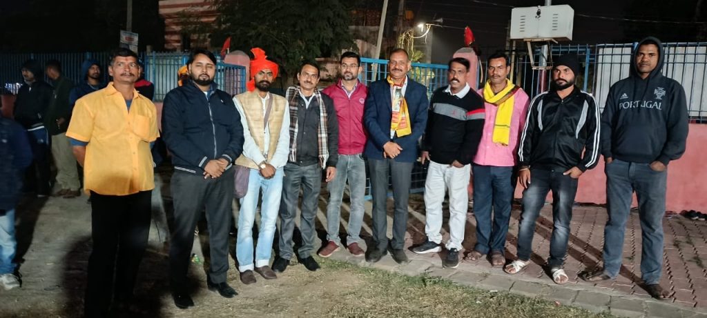 टेल्को रामाधिन बगान में भागवत कथा के पाँचवे दिन जजमान बने समाजसेवी शिव शंकर सिंह
